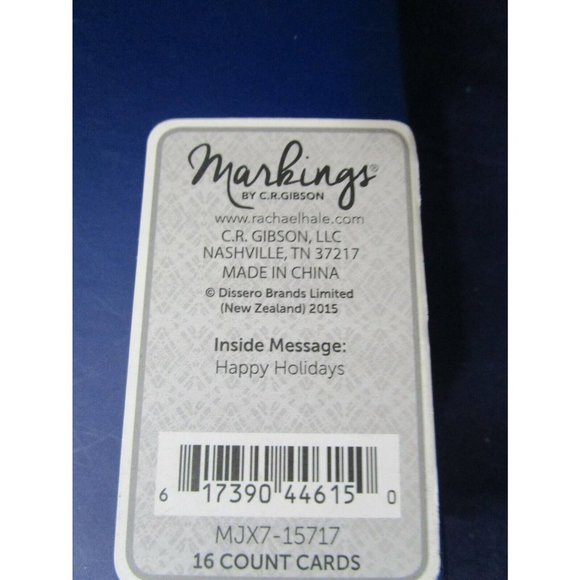 Chocolate Lab Puppy in Christmas Collar 16 Classic Holiday Cards New Old Stock - Picture 3 of 7